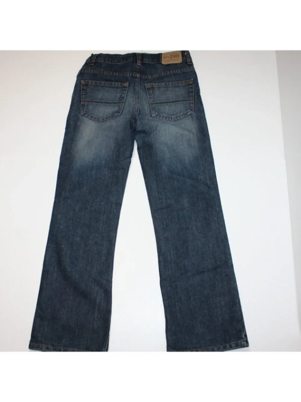The Children's Place Boy's Bootcut Blue Denim Jeans Pants in size 10
